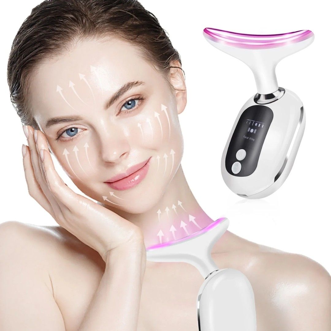 Neck and Face Lifting Massager with Light Therapy