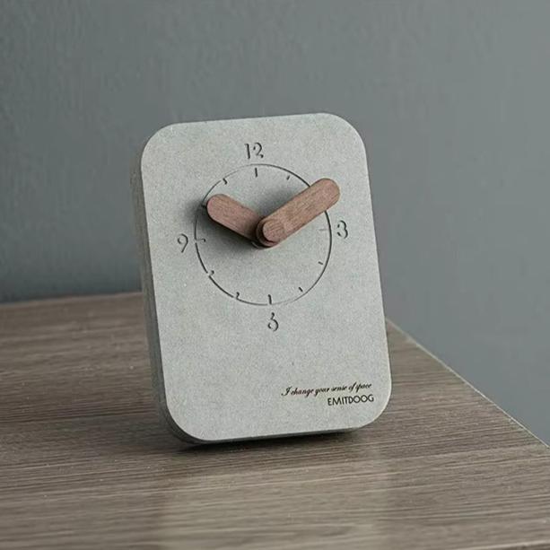 Minimalist Bamboo Desk Clock